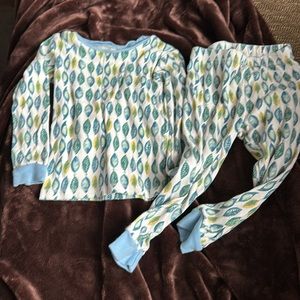 Burt's bees long sleeve toddler pj set- 2t